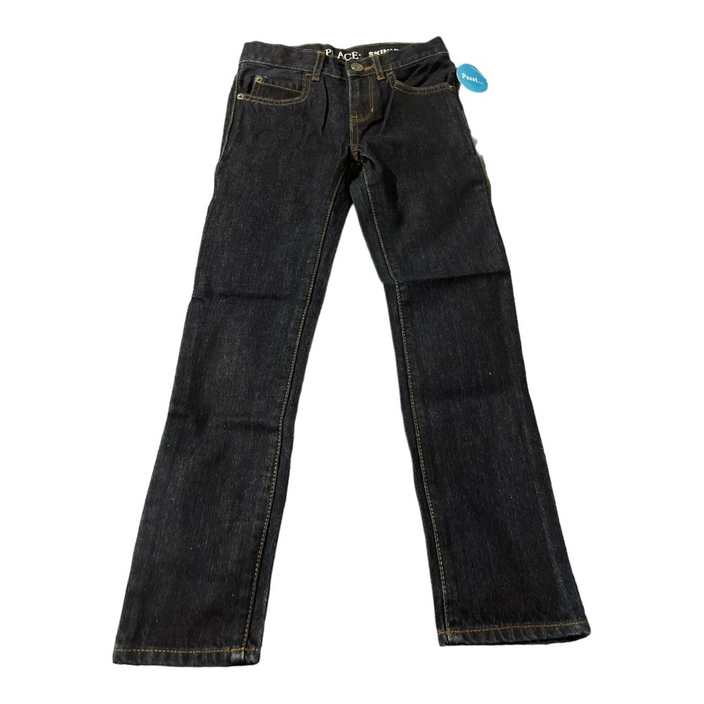 Girls Skinny Jeans - Dark Rinse Wash